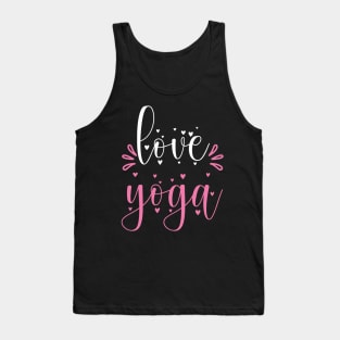 Love Yoga Quotes Tank Top